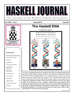 The Haskell DNA - Article in Issue 89 of the Haskell Journal by Richard E. Haskell